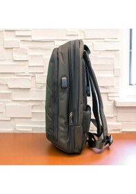 Resim Laptop Gözlü Ve Körüklü İnce Tasarım Sırt Çantası Baggaj S24129 Gri 