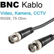 Resim Irenis BNC Kablo 75 Ohm RG59 Video, Kamera, CCTV, 5 M 
