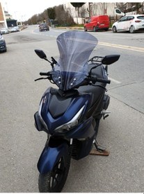 Resim Motocam Abush Benice A-150 Ön Cam 2023-2026 Model 54cm Füme Renkli Sportif Model 