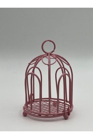 Resim Yenici Aksesuar Metal Pembe Kafes 12 Adet 