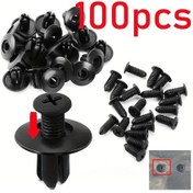 Resim Hightower 50/100 Adet Plastik Perçin, Otomotiv Genleşme Civataları, Çamurluk Ve Tampon Kelepçesi 