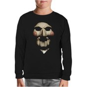 Resim Saw - Testere Siyah Çocuk Sweatshirt Siyah 