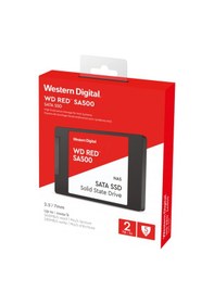 Resim Wd Red Sa500, Wds200t2r0a, 2tb, 560/530, Server Ve Nas İçin Enter 