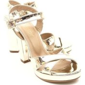 Resim Goldstep 501 Kadın Çapraz 12cm Platform Topuk Açık Ayakkabı 001 