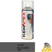 Resim KEMAPEX Togg Kula Grisi Rötüş Sprey Boya 400Ml 