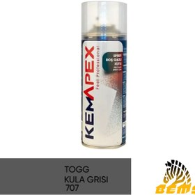 Resim KEMAPEX Togg Kula Grisi Rötüş Sprey Boya 400Ml 