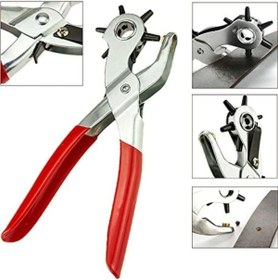 Resim ÖZTÜRK DERİ 6 Farklı Boyutta Kemer Delme Pensesi Kemer Delici Delik Açıcı Çin 