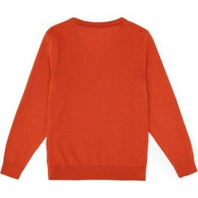 Resim U.s. Polo Assn. Erkek Çocuk Kiremit Kazak /triko 50315611-vr031 Kiremit 