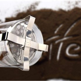 Resim Ahşap Detaylı 350 Ml Cam French Press Renkli 