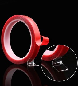 Resim Çift Taraflı Şeffaf Bant Silikonlu Su Geçirmez 2 Metre X 25 Mm 25 Mm X 2 Mt 