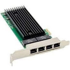 Resim Intel 82576EB PCI-E X1 4 bağlantı noktalı RJ45 Gigabit ağ kartı 10/100/1000 Mbps 