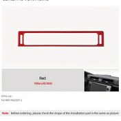 Resim Xuweiwei Subaru Brz Toyota Gr86 2021 Karbon Fiber Konsol Ac Hava Çıkışı Kırmızı İç Tuning Aksesuar 