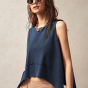 Resim Kadınlar İçin Şık Günlük Kolsuz Yuvarlak Yaka Tank Top - Siyah Düz Renk, Nefes Alabilen Yazlık Moda Üstü Çok Yönlü Kıyafetler için, Kaliteli Kumaş, Günlük Giyim, Minimalist Tarz, Yumuşak Dokulu, Şık Kadınlar 