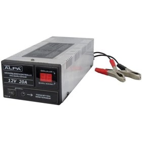 Resim Alpa 12volt 20amper Mikroişlemci Kontrollü Akü Şarj Cihazı 