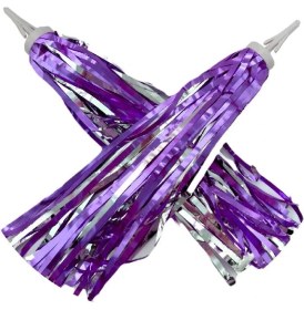 Resim 16-20 Jant Çocuk Bisikleti Elcek Püskülü Mor Çift 