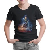 Resim Lordd T-Shirt Lorddd T-Shirt T-Shirt Assassin's Creed - Syndicate Siyah Çocuk Tshirt 