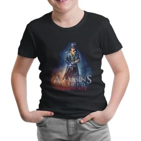 Resim Lordd T-Shirt Lorddd T-Shirt T-Shirt Assassin's Creed - Syndicate Siyah Çocuk Tshirt 