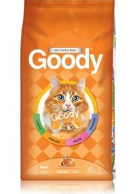 Resim Goody Tavuklu Yetişkin Kedi Maması 15 KG 