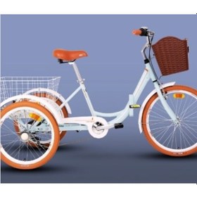 Resim Carraro Caravan Katlanır 2025 Model Şehir Bisikleti 24 Jant 6 Vites Altın Beyaz Siyah Kahverengi 