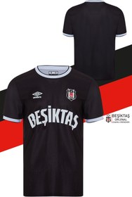 Resim Beşiktaş Orijinal Lisanslı Nostalji Siyah Forma Bjk Kartal Baskılı Hediyelik Ahşap Kutul 