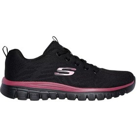 Resim Skechers Graceful - Get Connected Kadın Ayakkabı 12615-bkmv Siyah 