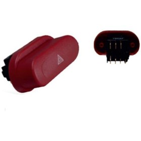 Resim parçazamanı Tofaş Doğan Slx 1996 - 2000 Dörtlü Flaşör Anahtarı 7 Pin 