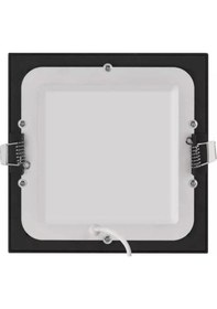 Resim Ycl Alp-3218b 18 Watt Sıva Altı Kare Siyah Kasa Panel-beyaz Siyah 