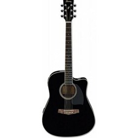 Resim Ibanez PF15ECE-BK Elektro Akustik Gitar 