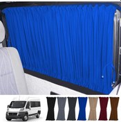 Resim Pandami Fiat Ducato Boxer Jumper Uzun Şase 2006+ Uyumlu Mavi Raylı Oto Perde Takımı 