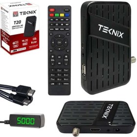 Resim NZM TİCARET Teknix T-20 Uydu Alıcı Mini Full Hd Youtube Wifi Destekli 