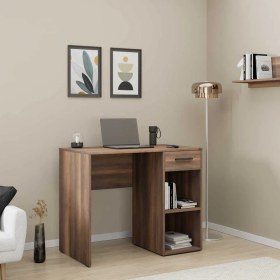 Resim Adore Trendline Çekmeceli Çalışma Masası - Oslo Ceviz 