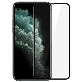 Resim Microsonic Apple Iphone 11 Pro Max (6.5'') Tam Kaplayan Temperli Cam Ekran Koruyucu Siyah 