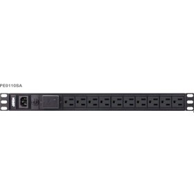Resim Aten PE0110SG 1U 10A 10 Port PDU Elektrik Güç Dağıtım Ünitesi 