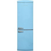 Resim Vestel Retro NFK37201 Düş Mavisi F Enerji Sınıfı 330 Lt Buzdolabı 