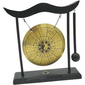 Resim Lijinxu Magideal Mini Gong Pirinç Süs Ofis Masası Dekorasyon Ev Stil A 