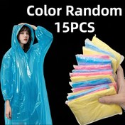 Resim 15/30 adet Yetişkin Kullanıma Uygun Şeffaf Yağmurluk - Hafif Katlanabilir Acil Durum Yağmurluk, Kırmızı/Mavi/Sarı, Nefes Alabilen Plastik Malzeme, Yürüyüş, Balıkçılık, Bisiklet ve Açık Hava Aktiviteleri İçin, Renkli Seçim, Taşınabilir Saklama Çantası 