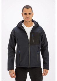 Resim Exuma Erkek Softshell Mont Siyah 