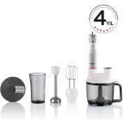 Resim Arzum Mutfak Robotu Seti Çok Amaçlı Blender Set Beyaz 