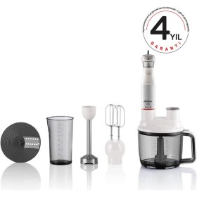 Resim Arzum Mutfak Robotu Seti Çok Amaçlı Blender Set Beyaz 