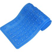 Resim Springsun 108 Tuş USB Sessiz Silikon Esnek Katlanabilir Klavye 