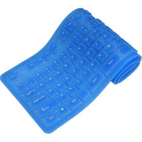 Resim Springsun 108 Tuş USB Sessiz Silikon Esnek Katlanabilir Klavye 