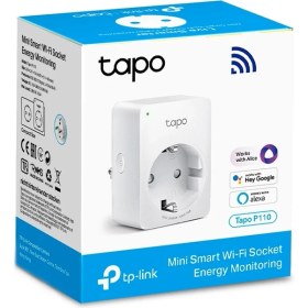 Resim TP-Link Tapo P110 | Mini Akıllı Wi-Fi Priz | Enerji İzleme | Uzaktan Kontrol | Alexa ve Google Home Uyumlu | Cihaz Paylaşımı | Kolay Kurulum | Hub Gerektirmez 