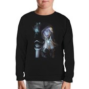 Resim Dota 2 - Drow Ranger 2 Siyah Çocuk Sweatshirt 