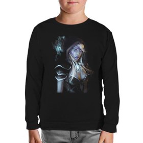 Resim Dota 2 - Drow Ranger 2 Siyah Çocuk Sweatshirt 