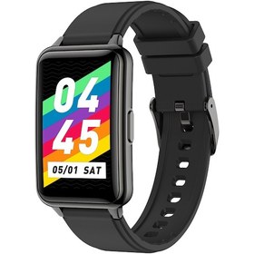 Resim Wezone Akıllı Bileklik Sağlık İzleyici 1.57 İnç Dokunmatik Ekran Su Geçirmez Spor Modları Android/ios Uyumlu Siyah P58 