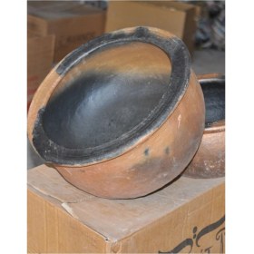 Resim Teknotrust Toprak Güveç El Yapımı 30 cm Ürün 1 Adet Kapak . 