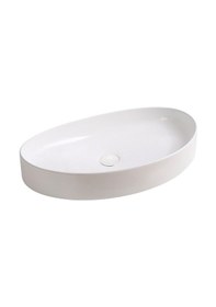 Resim Lena Tezgahüstü Lavabo Beyaz Ey-4714 Beyaz 