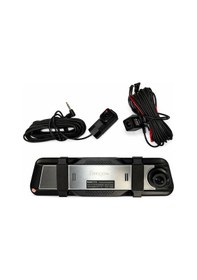 Resim Twogo Go-iq7 11.26" Ayna Ekran Üç Kameralı Araç İçi Kamera İk13l 