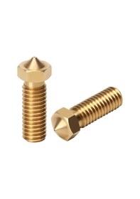 Resim Koodmax 2 Adet 3d Yazıcı Extruder M6 Filament 1.75mm / 1.0mm Baskı Kafası Volkan Nozzle 