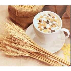 Resim Olinpa Cam Ocak Arkası Koruyucu | Buğday Desenli 